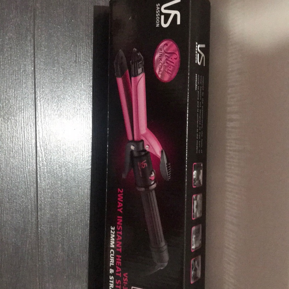 NEW Vidal Sassoon 2WAY Curling Iron  32mm